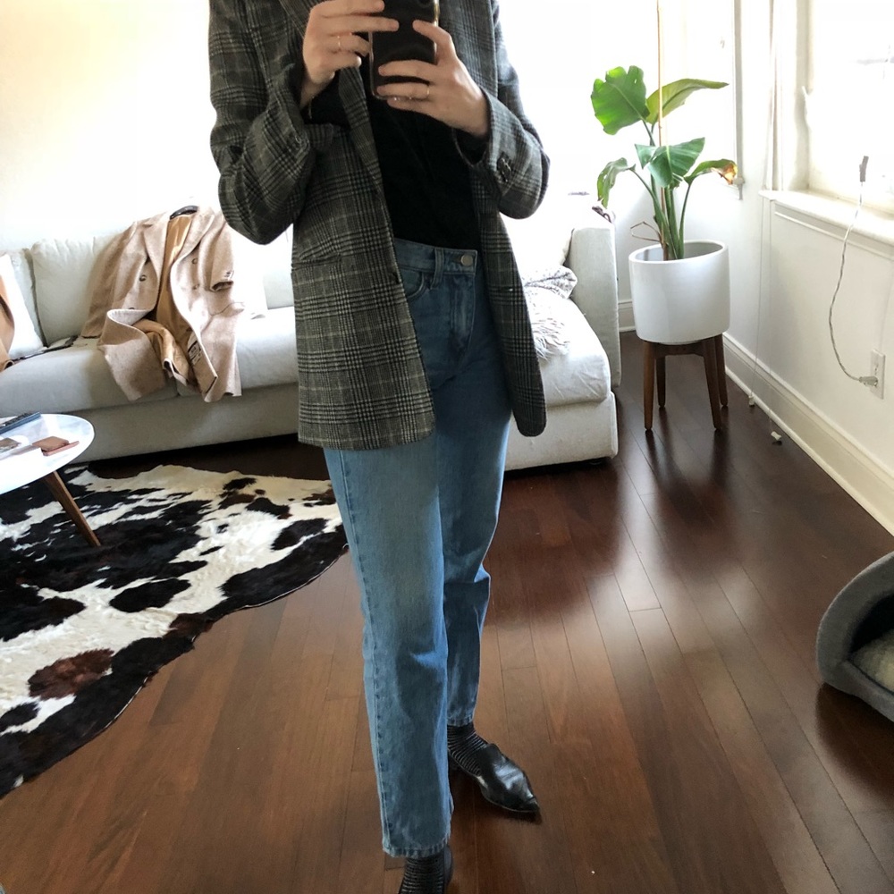 Checked Blazer - image 5